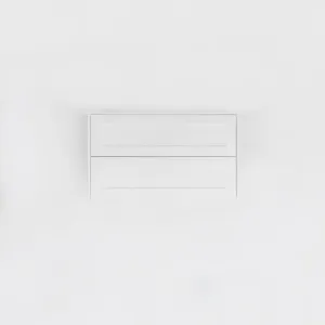 Addison 2-Drawer 900mm - Shaker - Matte White - 1 Cut-Out by ABI Interiors Pty Ltd, a Vanities for sale on Style Sourcebook