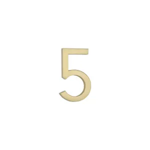 5 Number - 60mm - Brushed Brass by ABI Interiors Pty Ltd, a Outdoor Accessories for sale on Style Sourcebook