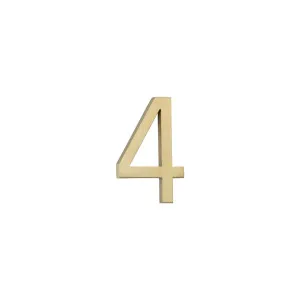 4 Number - 60mm - Brushed Brass by ABI Interiors Pty Ltd, a Outdoor Accessories for sale on Style Sourcebook
