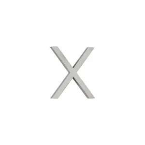 X Letter - 60mm - Stainless Steel by ABI Interiors Pty Ltd, a Outdoor Accessories for sale on Style Sourcebook