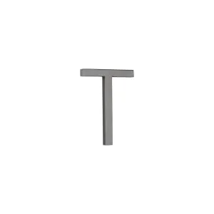 T Letter - 60mm - Brushed Gunmetal by ABI Interiors Pty Ltd, a Outdoor Accessories for sale on Style Sourcebook