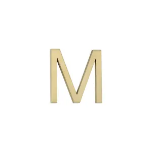 M Letter - 60mm - Brushed Brass by ABI Interiors Pty Ltd, a Outdoor Accessories for sale on Style Sourcebook