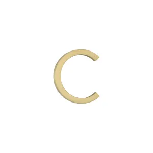 C Letter - 60mm - Brushed Brass by ABI Interiors Pty Ltd, a Outdoor Accessories for sale on Style Sourcebook