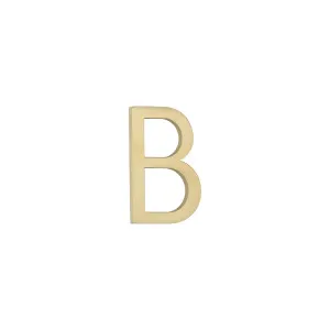 B Letter - 60mm - Brushed Brass by ABI Interiors Pty Ltd, a Outdoor Accessories for sale on Style Sourcebook
