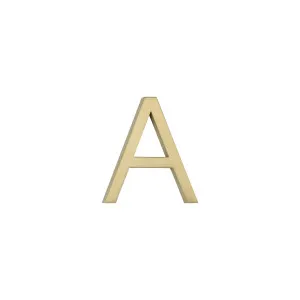 A Letter - 60mm - Brushed Brass by ABI Interiors Pty Ltd, a Outdoor Accessories for sale on Style Sourcebook