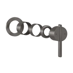 Aliro Accessible Handle Kit - Brushed Gunmetal by ABI Interiors Pty Ltd, a Bathroom Taps & Mixers for sale on Style Sourcebook