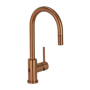 Elysian Sensor Commercial Pull-Out Kitchen Mixer - Brushed Copper by ABI Interiors Pty Ltd, a Kitchen Taps & Mixers for sale on Style Sourcebook