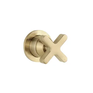 Cross Progressive Single Mixer - Brushed Brass by ABI Interiors Pty Ltd, a Bathroom Taps & Mixers for sale on Style Sourcebook