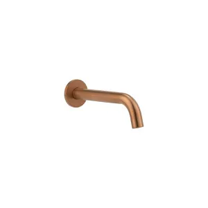 Sola Wall-Mounted Spout - Brushed Copper by ABI Interiors Pty Ltd, a Bathroom Taps & Mixers for sale on Style Sourcebook