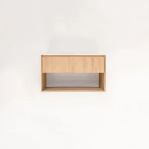 Kyah 1-Drawer with Shelf 900mm - Pure Oak - 1 Cut-Out by ABI Interiors Pty Ltd, a Vanities for sale on Style Sourcebook
