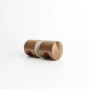 Livio Shower Door Handle - Brushed Copper by ABI Interiors Pty Ltd, a Showers for sale on Style Sourcebook