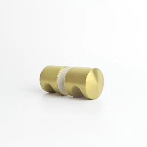 Livio Shower Door Handle - Brushed Brass by ABI Interiors Pty Ltd, a Showers for sale on Style Sourcebook