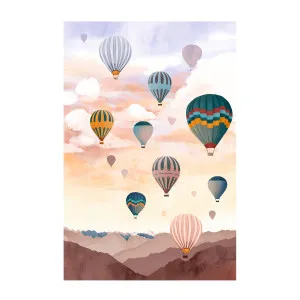 Airballoon Sky, By Goed Blauw by Gioia Wall Art, a Prints for sale on Style Sourcebook