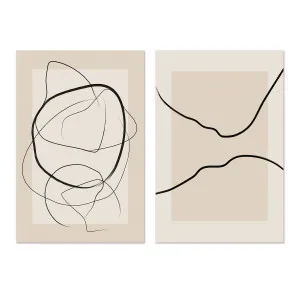 Circular Soft Harmony, Set Of 2 , By Elena Ristova by Gioia Wall Art, a Prints for sale on Style Sourcebook