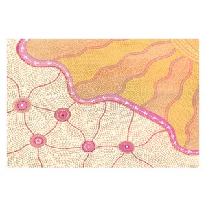 Connections On My Journey , By Domica Hill by Gioia Wall Art, a Aboriginal Art for sale on Style Sourcebook
