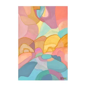 Pastel Patchwork, Style A, By Belinda Stone by Gioia Wall Art, a Prints for sale on Style Sourcebook