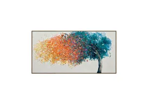 Hand Painted Tree of Life Wall Art Canvas 70cm x 140cm by Luxe Mirrors, a Artwork & Wall Decor for sale on Style Sourcebook