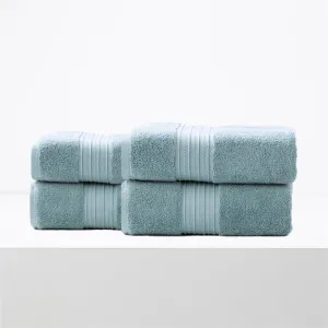Renee Taylor Brentwood Low Twist 4 Pack Gray Mist Bath Sheet by null, a Towels & Washcloths for sale on Style Sourcebook