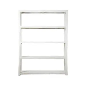 Carfu Mango Wood Display Shelf, Small, White by Florabelle, a Wall Shelves & Hooks for sale on Style Sourcebook