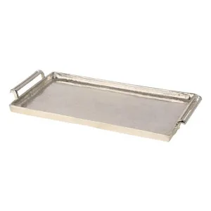 Noyack Metal Rectangle Tray, Large, Silver by Florabelle, a Trays for sale on Style Sourcebook