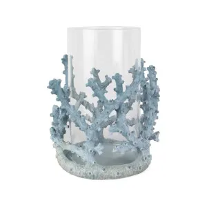 Warwick Coral Sculpture Candle Holder, Small, Blue by Florabelle, a Candle Holders for sale on Style Sourcebook