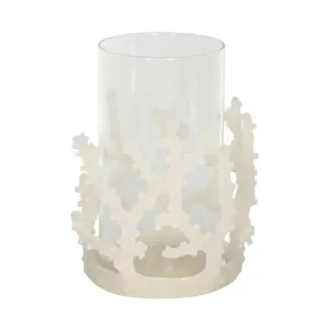 Warwick Coral Sculpture Candle Holder, Small, White by Florabelle, a Candle Holders for sale on Style Sourcebook