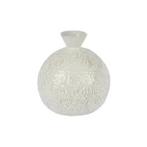 Meander Ceramic Vase, White by Florabelle, a Vases & Jars for sale on Style Sourcebook