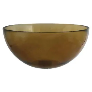 Cuenco Glass Bowl, Large, Bronze by Florabelle, a Bowls for sale on Style Sourcebook