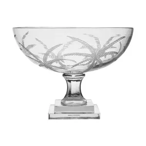 Cairo Glass Pedestal Bowl by Florabelle, a Decorative Plates & Bowls for sale on Style Sourcebook