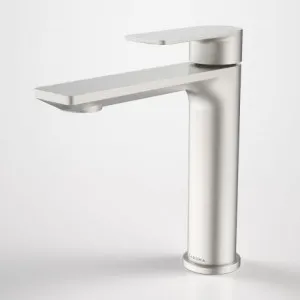 Caroma Urbane II Lead Free Mid Tower Basin Mixer Brushed Nickel by Caroma, a Bathroom Taps & Mixers for sale on Style Sourcebook