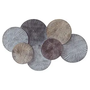 Mesh Overlay Circles Metal Wall Art, 88cm by Darlin, a Wall Hangings & Decor for sale on Style Sourcebook