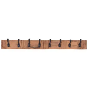 Ara Reclaimed Mango Wood & Iron Wall Hook, 90cm by Fobbio Home, a Wall Shelves & Hooks for sale on Style Sourcebook