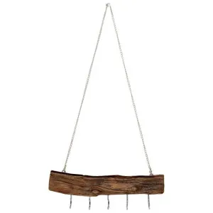 Crux Reclaimed Mango Wood & Iron Wall Hook, 30cm by Fobbio Home, a Wall Shelves & Hooks for sale on Style Sourcebook