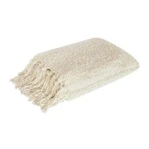J.Elliot Jade Cream Throw by null, a Throws for sale on Style Sourcebook