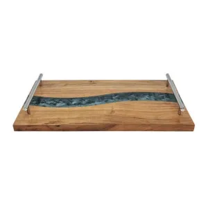 J.Elliot Bently Evergreen 60x28cm Serving Tray With Handles by null, a Trays for sale on Style Sourcebook