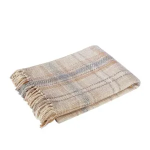 J.Elliot Rhiannon Grey Beige Multi Throw by null, a Throws for sale on Style Sourcebook