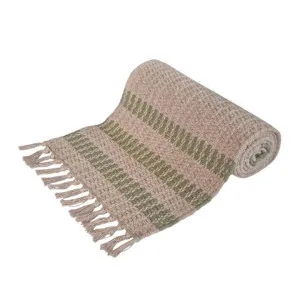 J.Elliot Conner Jute Olive Runner by null, a Table Cloths & Runners for sale on Style Sourcebook