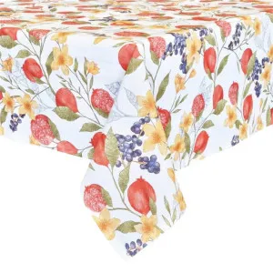 J.Elliot Pomegranate White Tablecloth by null, a Table Cloths & Runners for sale on Style Sourcebook