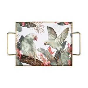J.Elliot Tropical Gold Rectangle Tray by null, a Trays for sale on Style Sourcebook
