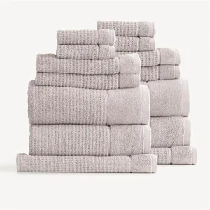 Renee Taylor Cambridge Textured 14 Piece Pumice Stone Towel Pack by null, a Towels & Washcloths for sale on Style Sourcebook