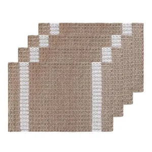 J. Elliot Conner Jute Ivory Placemat Set of 4 by null, a Placemats for sale on Style Sourcebook