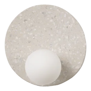 Ayla White Artificial Stone Wall Lamp by Hardware Concepts, a Wall Lighting for sale on Style Sourcebook