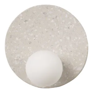 Ayla White Artificial Stone Wall Lamp by Hardware Concepts, a Wall Lighting for sale on Style Sourcebook