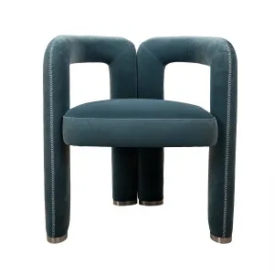 Nala Chair - Velvet Navy by Urban Road, a Chairs for sale on Style Sourcebook