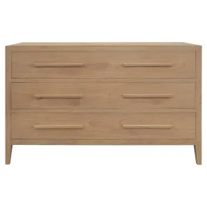 Dion Mindi Wood 3 Drawer Dresser, Natural by Centrum Furniture, a Dressers & Chests of Drawers for sale on Style Sourcebook