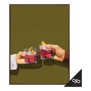 Chin Chin Box Framed Canvas in 123x163cm by OzDesignFurniture, a Painted Canvases for sale on Style Sourcebook