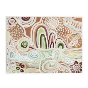 River Tan Landscape Canvas in 163 x 123cm by OzDesignFurniture, a Painted Canvases for sale on Style Sourcebook