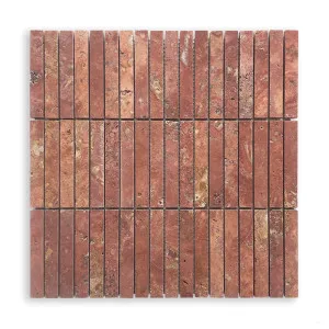 Bastoni Rosa Travertine Stack Bond Tile by Tiles Republic, a Natural Stone Tiles for sale on Style Sourcebook