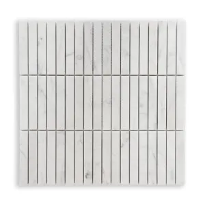 Bastoni Carrara C Stack Bond Tile by Tile Republic, a Natural Stone Tiles for sale on Style Sourcebook