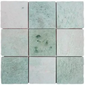 Castellana Ming Green Natural Stone Mosaic Square Tile by Tile Republic, a Natural Stone Tiles for sale on Style Sourcebook